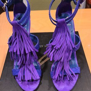 B Brian Atwood spiked heel sandals 9M